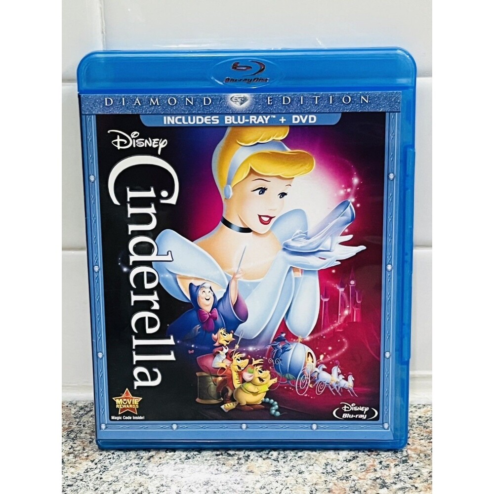 Cinderella DVD Movie Disney Diamond Edition NOT BLU RAY - REGULAR DVD